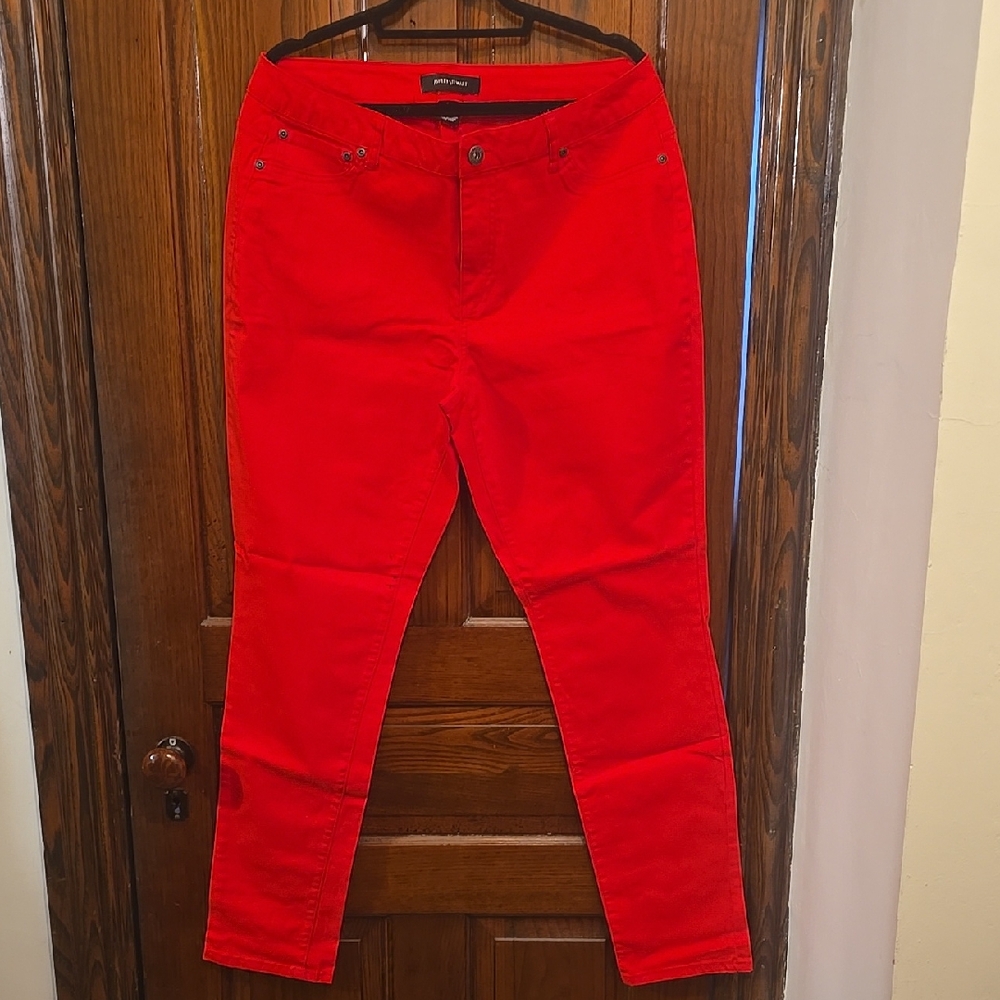 NWOT Bright Red Pants